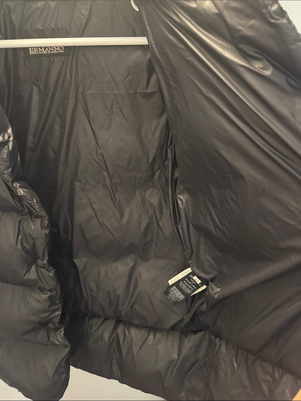 Ermanno Scervino Black Kids Puffer Coat with Heart Patch - Picture 8 of 12